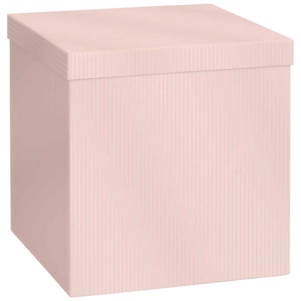Geschenkbox „Paro“ | 23×24×23 cm, hellrosa
