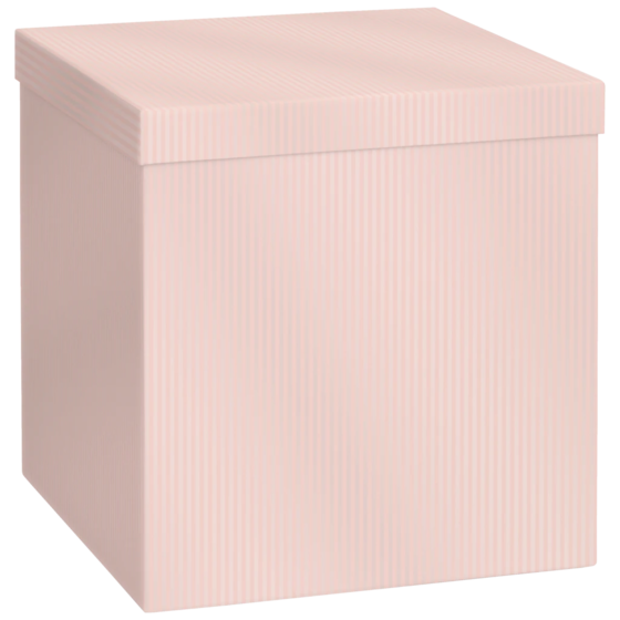 Geschenkbox „Paro“ | 23×24×23 cm, hellrosa