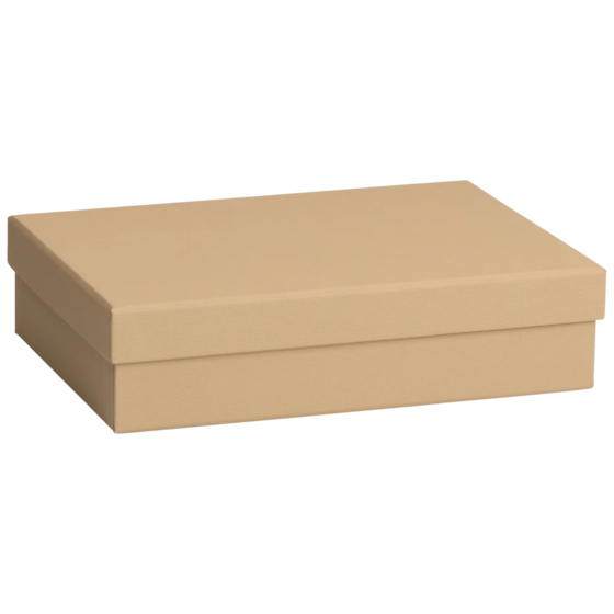 Geschenkbox One Colour | 24×6×16,5 cm, hellbraun