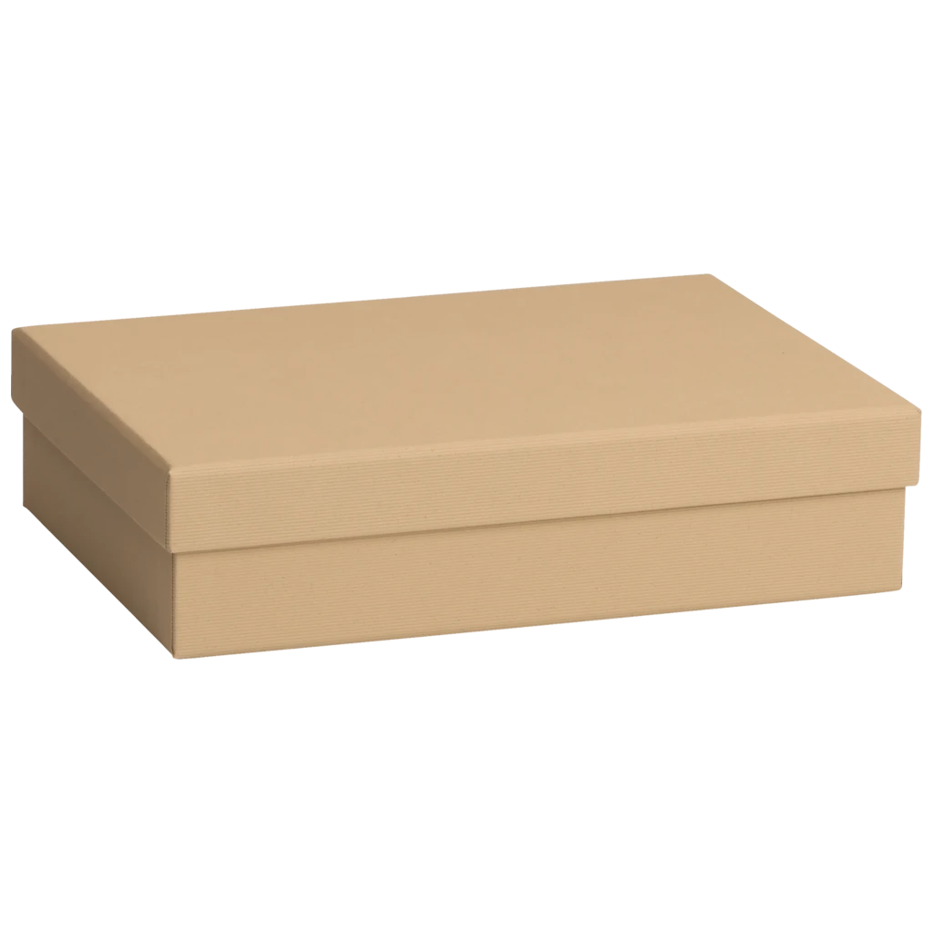 Geschenkbox One Colour | 24×6×16,5 cm, hellbraun