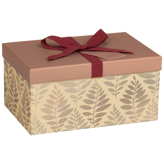 Geschenkbox „Solea“ | 16,5×12×24 cm, ziegelrot/hellbraun