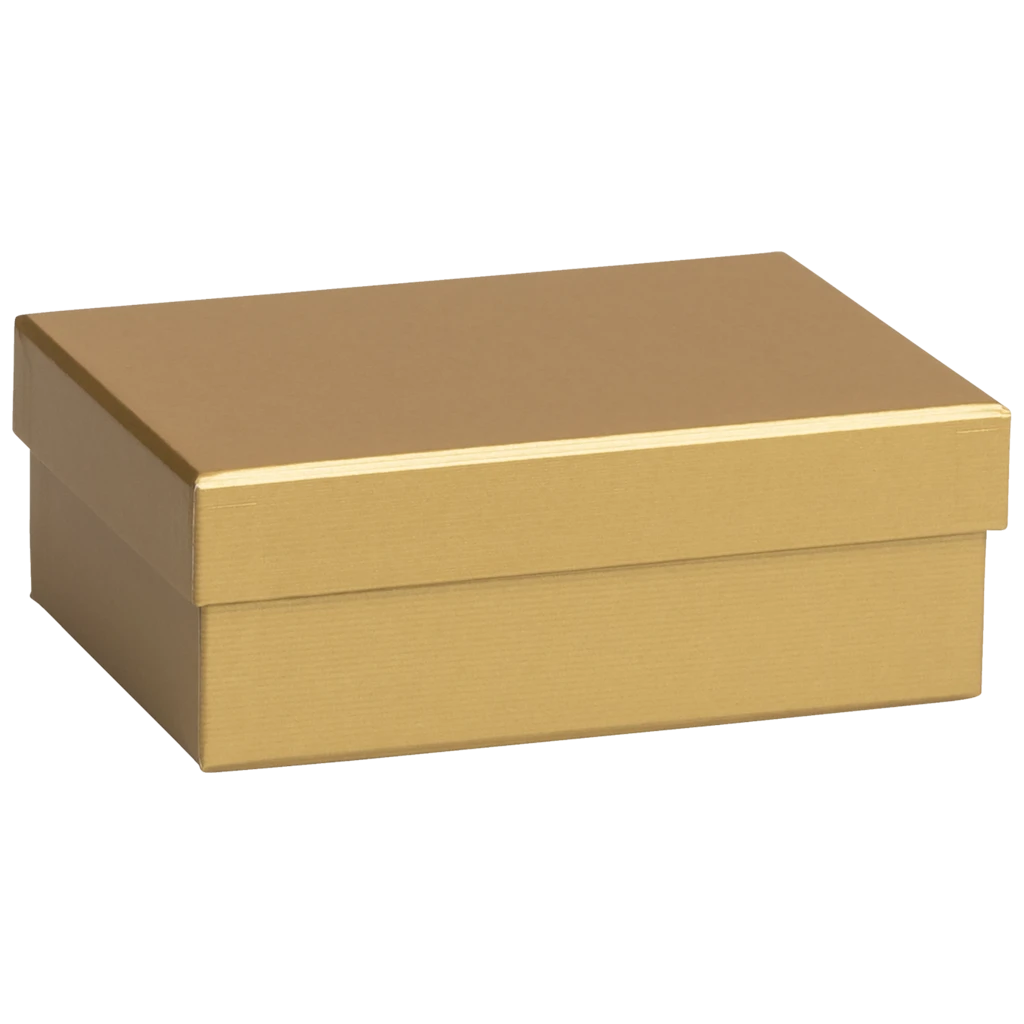 Boîte cadeau One Colour | 16,5×6×12 cm, or