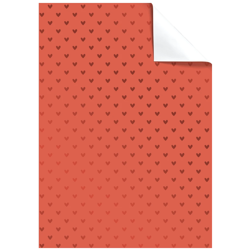 Papier cadeau « Zisa » | 50×70 cm, 76 g/m², rouge