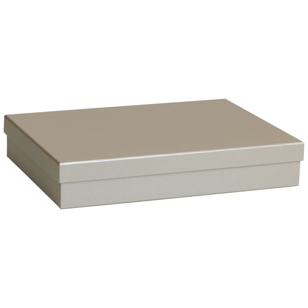 Gift Box One Colour | 33×6×24 cm, silver