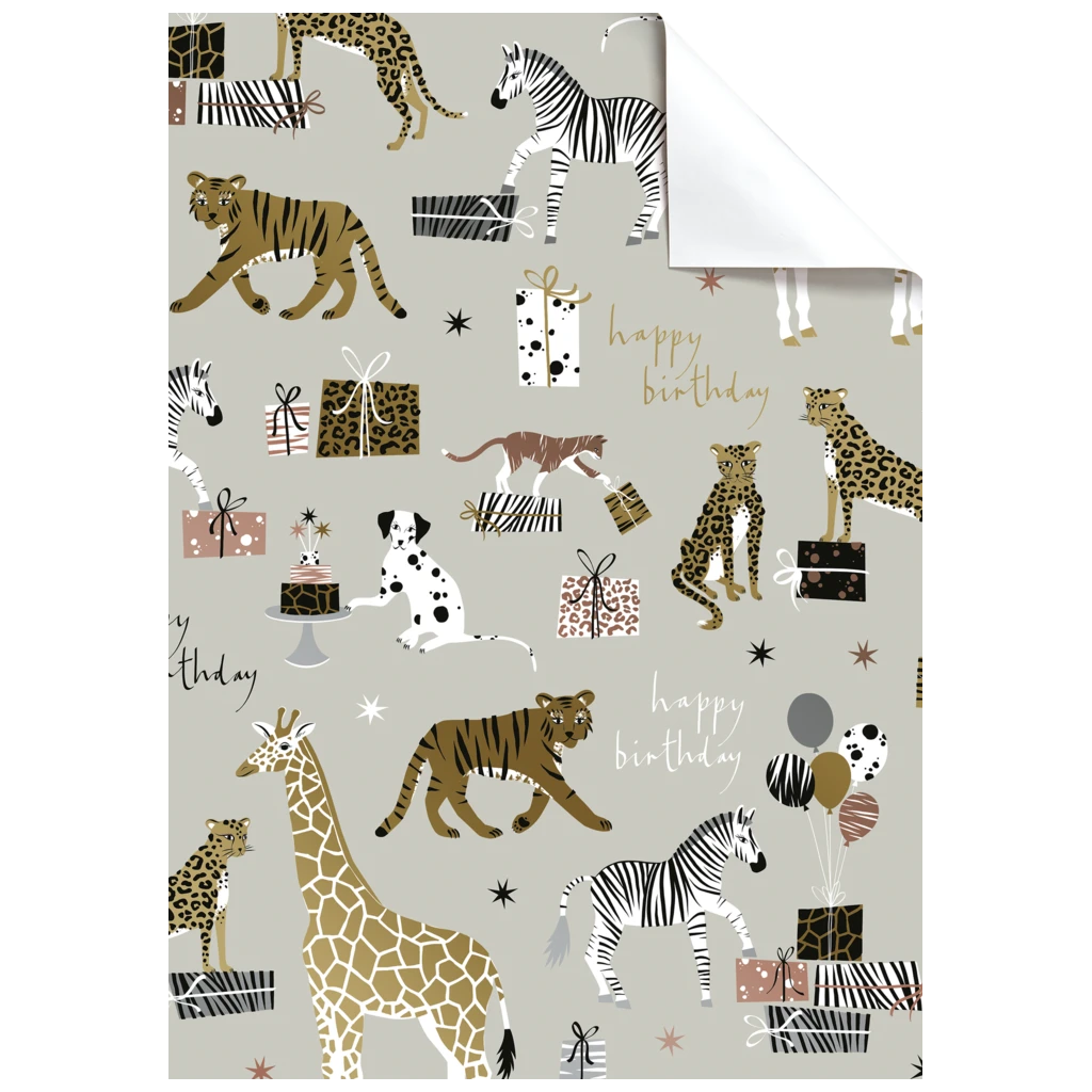 Geschenkpapier-Bogen „Valentino“ | 50×70 cm, 70 g/m², beige