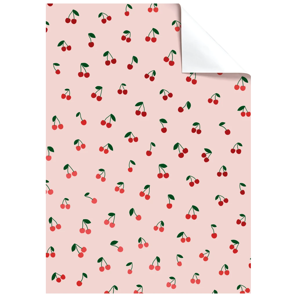 Papier cadeau « Ylvi » | 50×70 cm, 76 g/m², rose