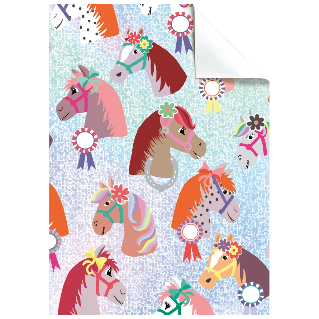 Geschenkpapier-Bogen „Bonny“ | 50×70 cm, 76 g/m², regenbogen