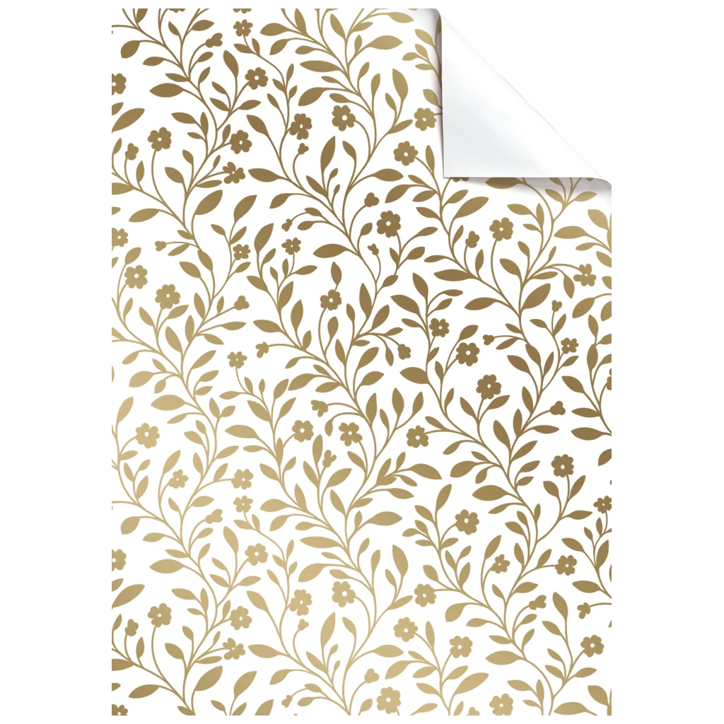 Geschenkpapier-Bogen „Nola“ | 100×70 cm, 80 g/m², weiß