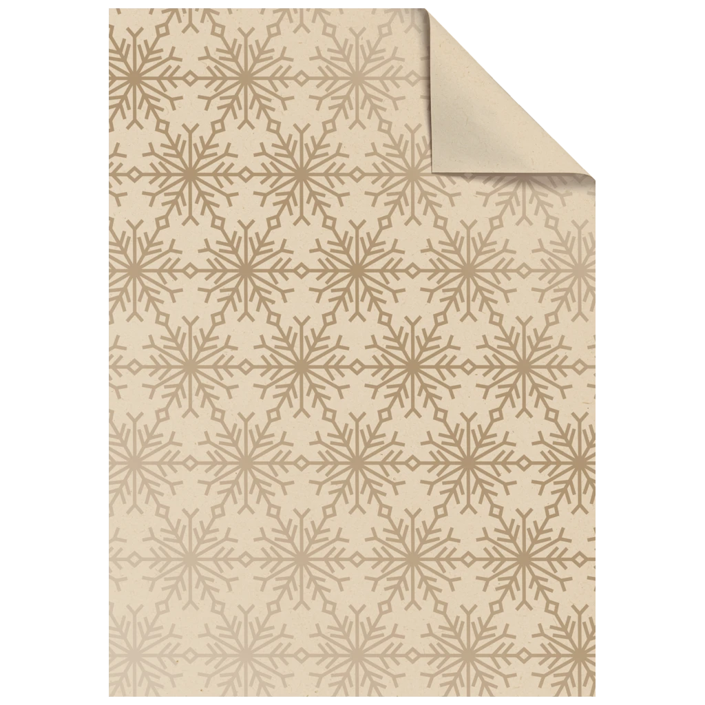Geschenkpapier-Bogen „Isobel“ | 100×70 cm, 70 g/m², hellbraun