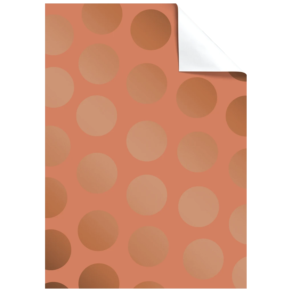 Geschenkpapier-Bogen „Vanda“ | 100×70 cm, 76 g/m², terracotta