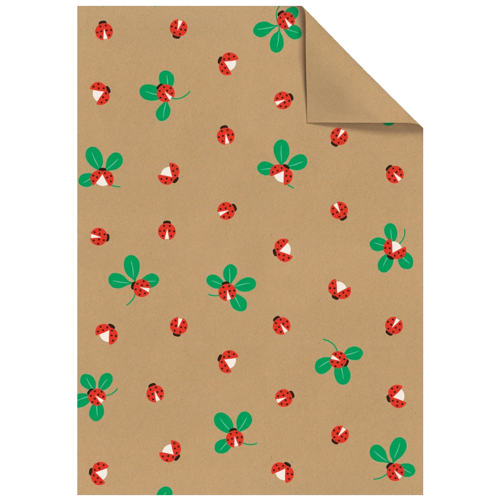 Geschenkpapier-Bogen „Adela“ | 100×70 cm, 70 g/m², hellbraun
