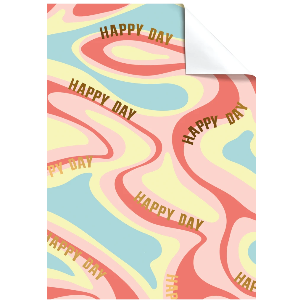 Geschenkpapier-Bogen „Jovid“ | 100×70 cm, 80 g/m², mehrfarbig, pastell