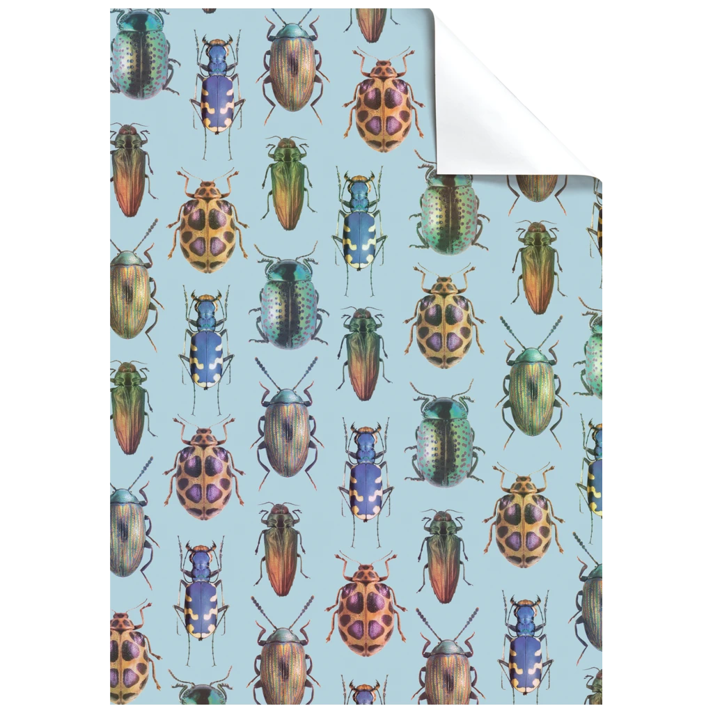Geschenkpapier-Bogen „Mariet“ | 100×70 cm, 76 g/m², hellblau