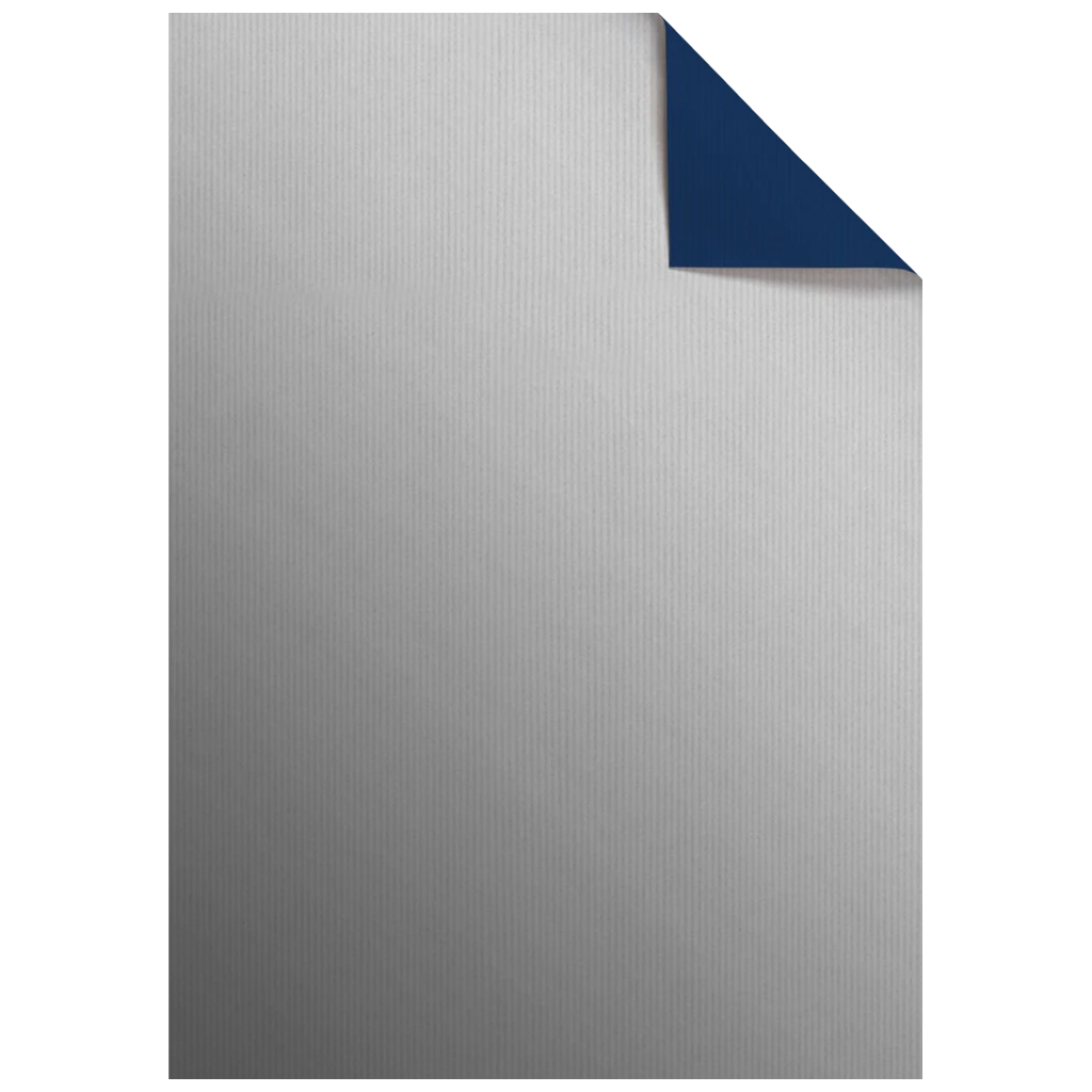 Geschenkpapier-Bogen „Uni Duplo“ | 100×70 cm, 70 g/m², silber