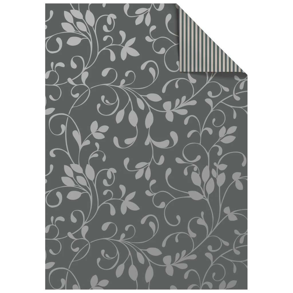 Geschenkpapier-Bogen „Miron“ | 100×70 cm, 80 g/m², dunkelgrau