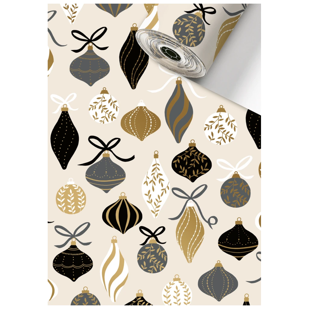 Geschenkpapier Sécaré-Rolle „Lorena“ | 30 cm × 250 m, 80 g/m², hellbeige