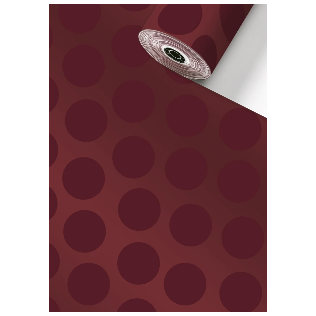 Geschenkpapier Sécaré-Rolle „Vanda“ | 70 cm × 100 m, 76 g/m², bordeaux
