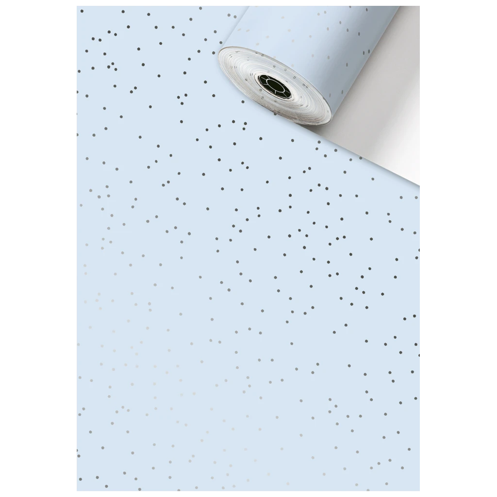 Geschenkpapier Sécaré-Rolle „Yvie“ | 70 cm × 100 m, 76 g/m², hellblau