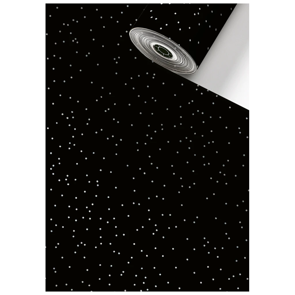 Geschenkpapier Sécaré-Rolle | 70 cm × 100 m, 76 g/m², schwarz