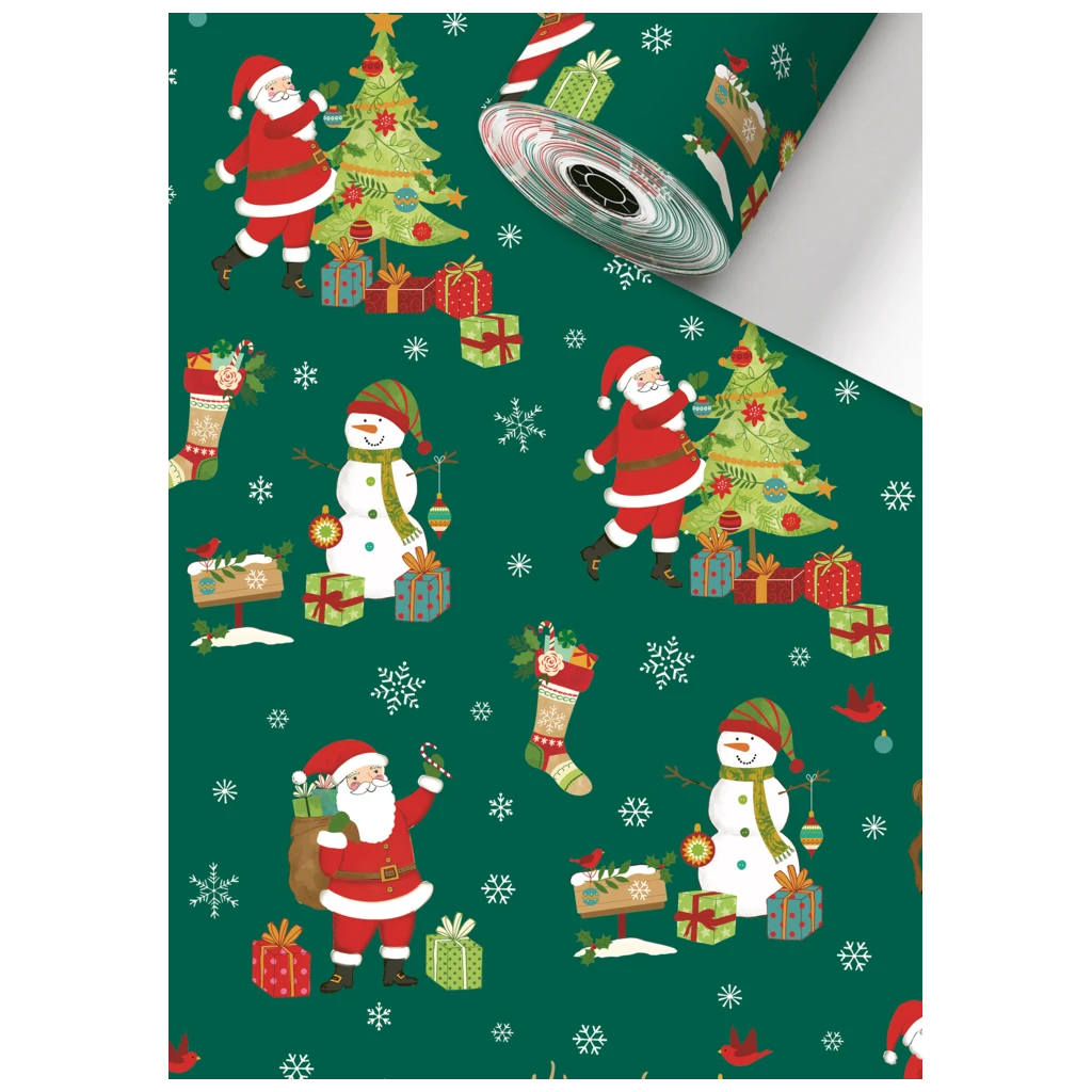 Geschenkpapier Sécaré-Rolle „Norvin“ | 70 cm × 250 m, 80 g/m², dunkelgrün