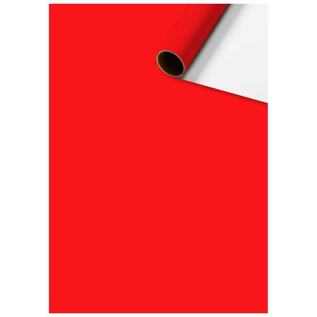 Geschenkpapier „Uni Plain“ One Colour | 70 cm × 5 m, 80 g/m², rot
