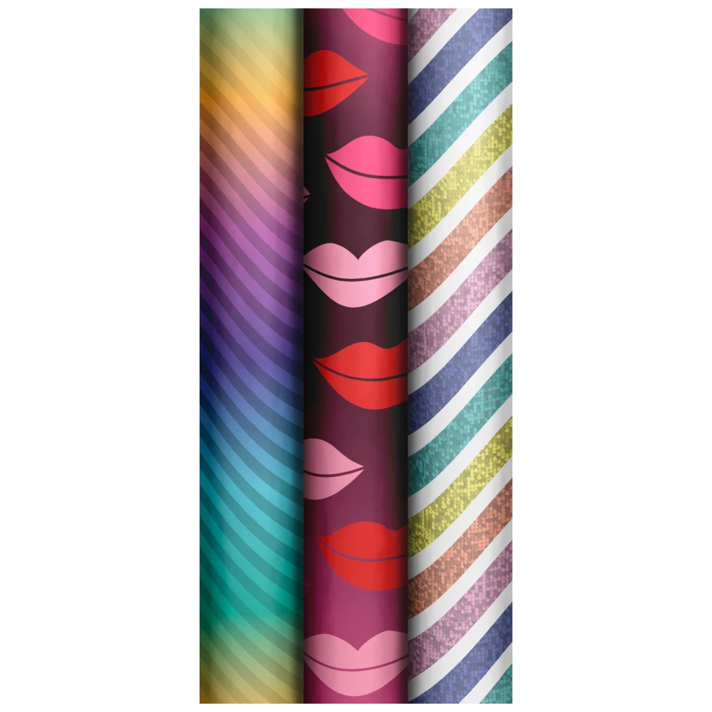 Geschenkpapier „Rainbow Fun“ | 70 cm × 1,5 m, sortiert
