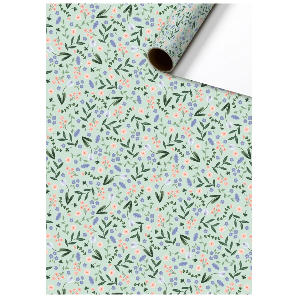 Geschenkpapier „Callie“ | 70 cm × 2 m, 80 g/m², mint