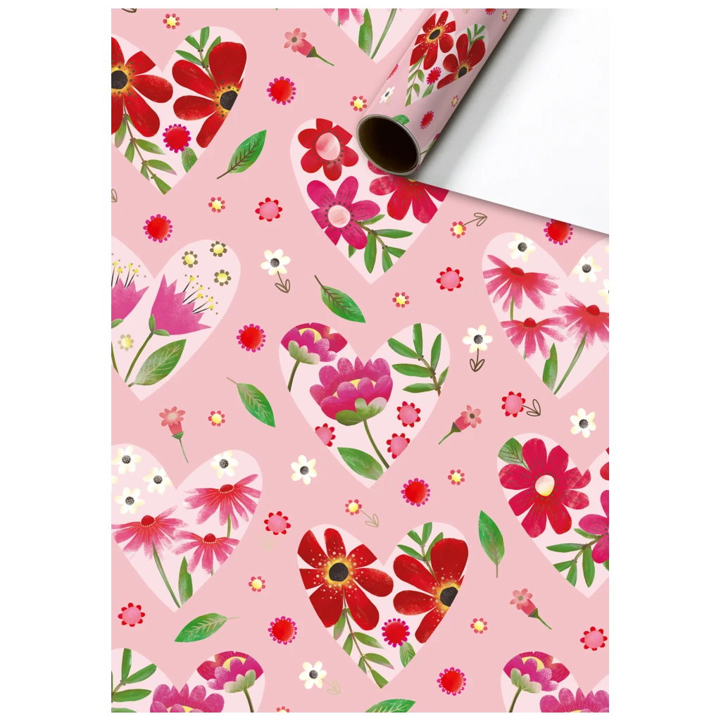 Geschenkpapier „Adina“ | 70 cm × 2 m, 80 g/m², pink