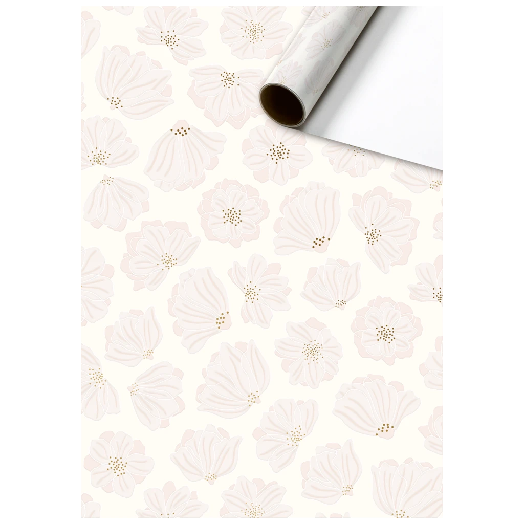 Geschenkpapier „Hether“ | 70 cm × 1,5 m, 76 g/m², weiß