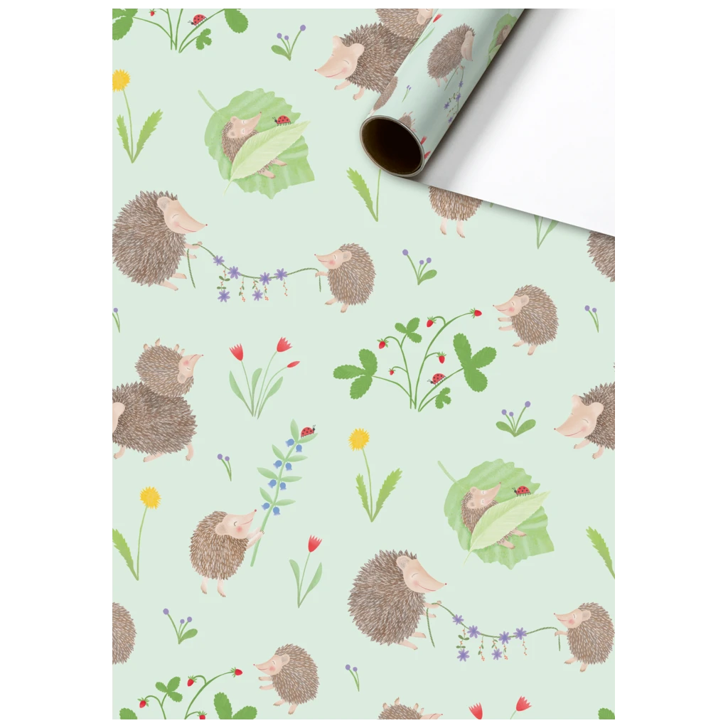 Geschenkpapier „Riccio“ | 70 cm × 2 m, 80 g/m², pastellgrün