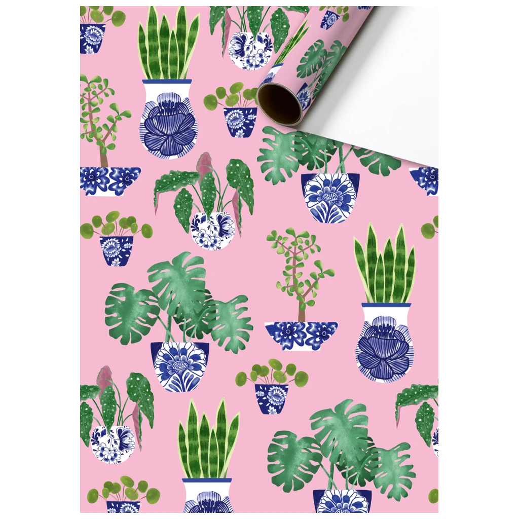Geschenkpapier „Amal“ | 70 cm × 2 m, 80 g/m², pink