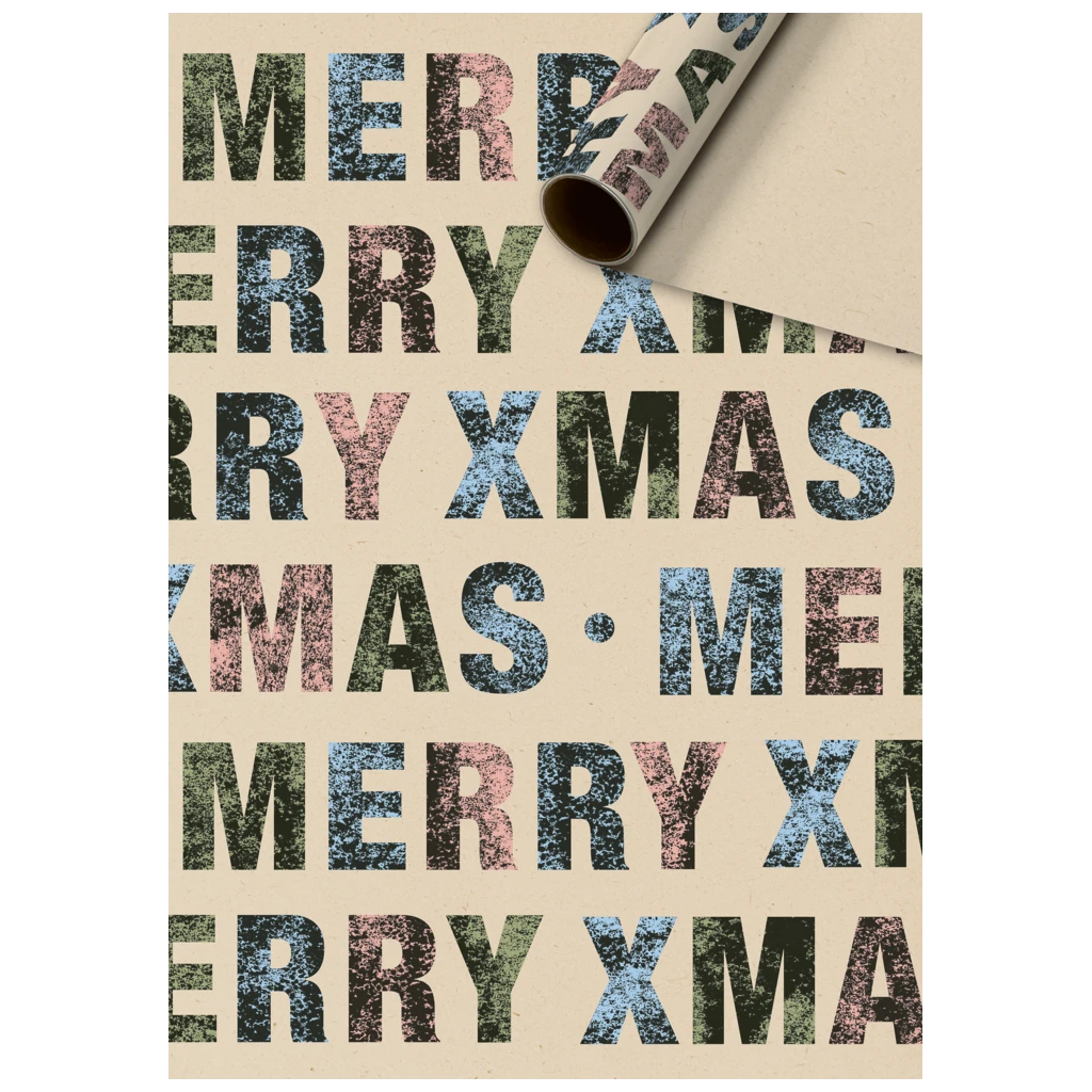 Geschenkpapier „Zima“ | 70 cm × 2 m, 70 g/m², hellbraun