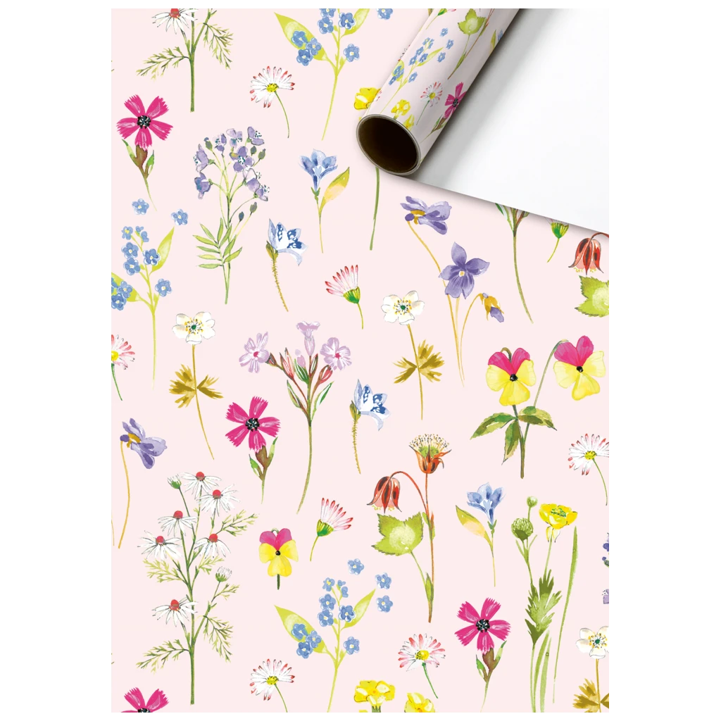 Geschenkpapier „Chantal“ | 70 cm × 2 m, 80 g/m², rosa