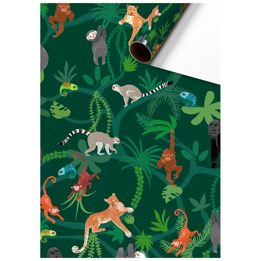 Geschenkpapier „Lauro“ | 70 cm × 2 m, 80 g/m², dunkelgrün