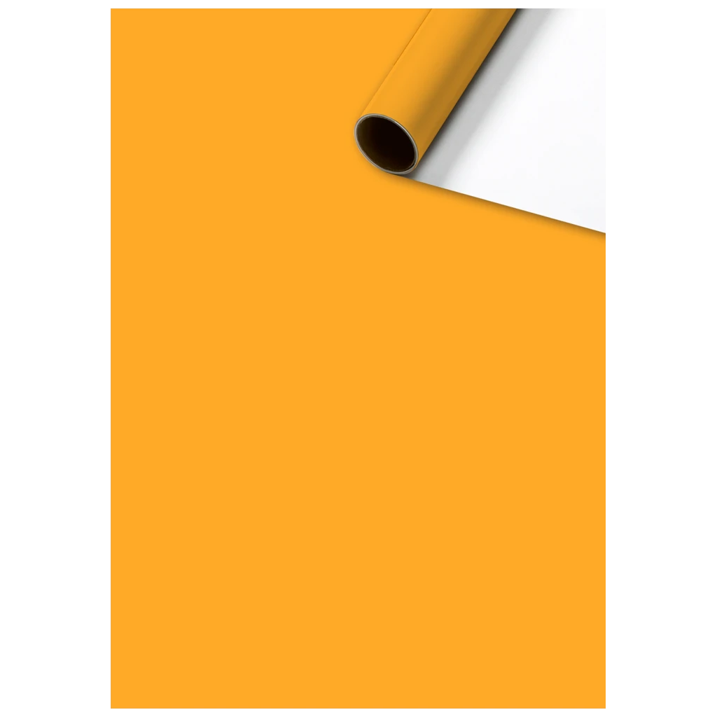 Geschenkpapier „Uni Plain“ One Colour | 70 cm × 2 m, 80 g/m², orange