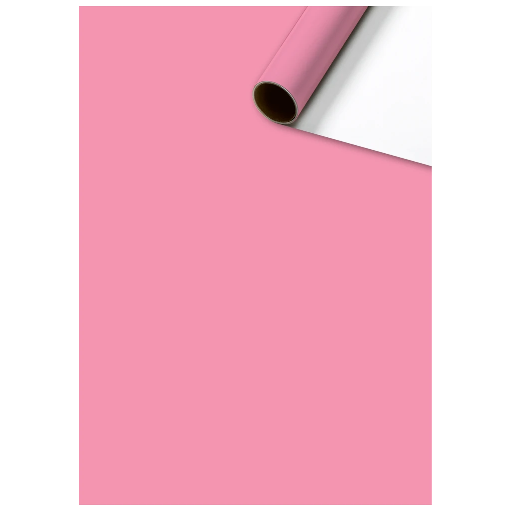 Geschenkpapier „Uni Plain“ One Colour | 70 cm × 2 m, 80 g/m², rosa