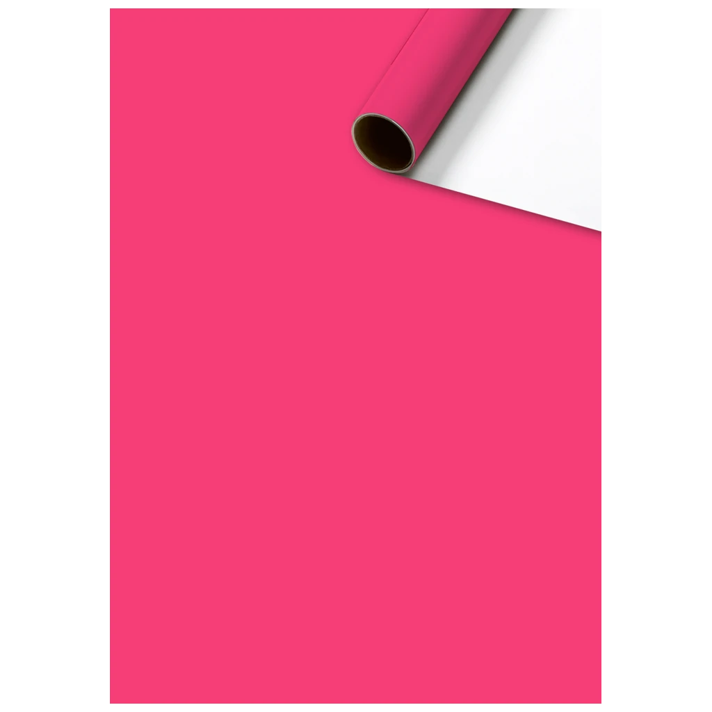 Geschenkpapier „Uni Plain“ One Colour | 70 cm × 2 m, 80 g/m², pink