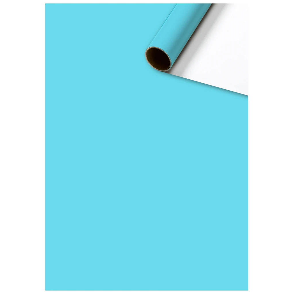 Geschenkpapier „Uni Plain“ One Colour | 70 cm × 2 m, 80 g/m², hellblau