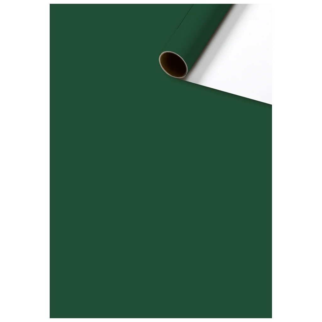 Geschenkpapier „Uni Plain“ One Colour | 70 cm × 2 m, 80 g/m², dunkelgrün