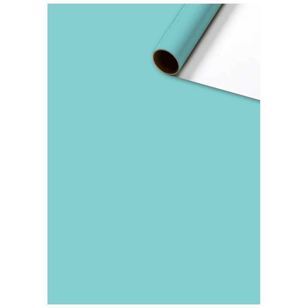 Geschenkpapier „Uni Plain“ One Colour | 70 cm × 2 m, 80 g/m², türkis