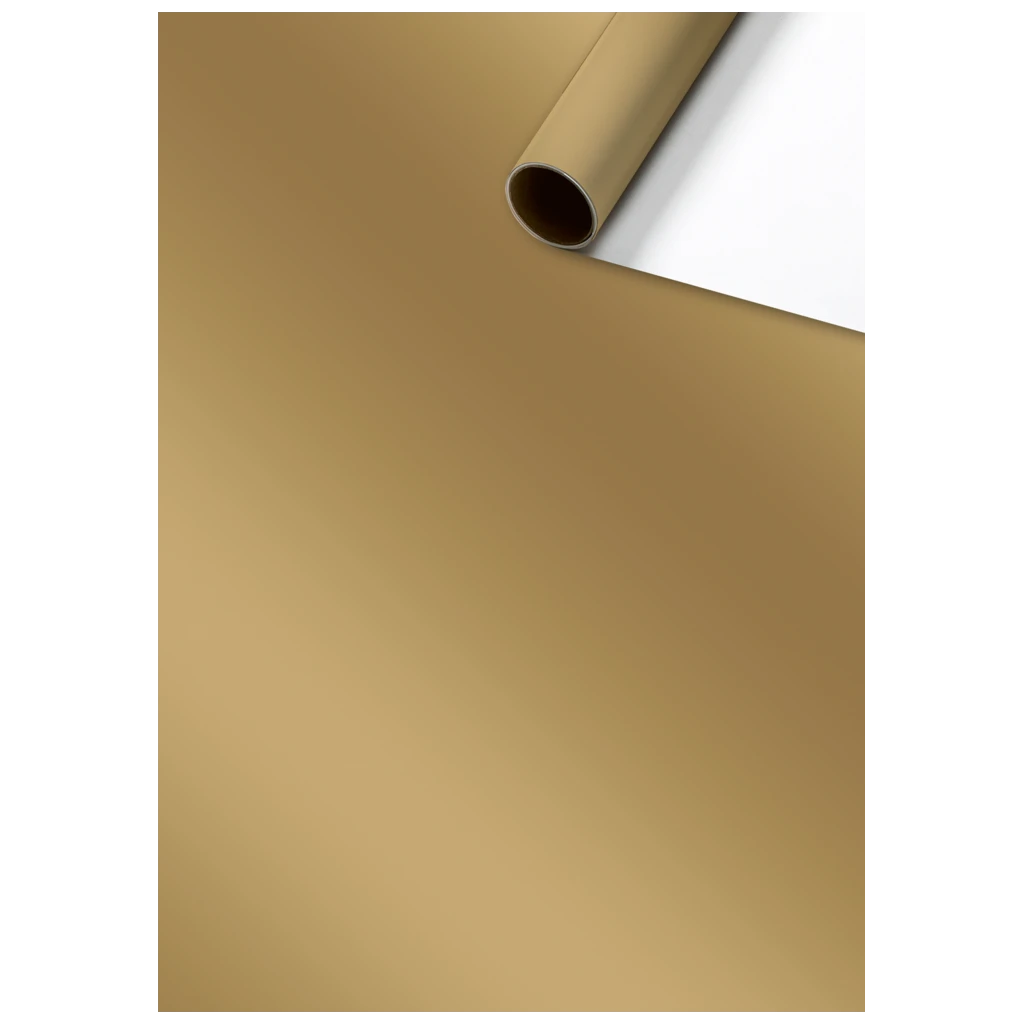 Geschenkpapier „Uni Plain“ One Colour | 70 cm × 2 m, 80 g/m², gold