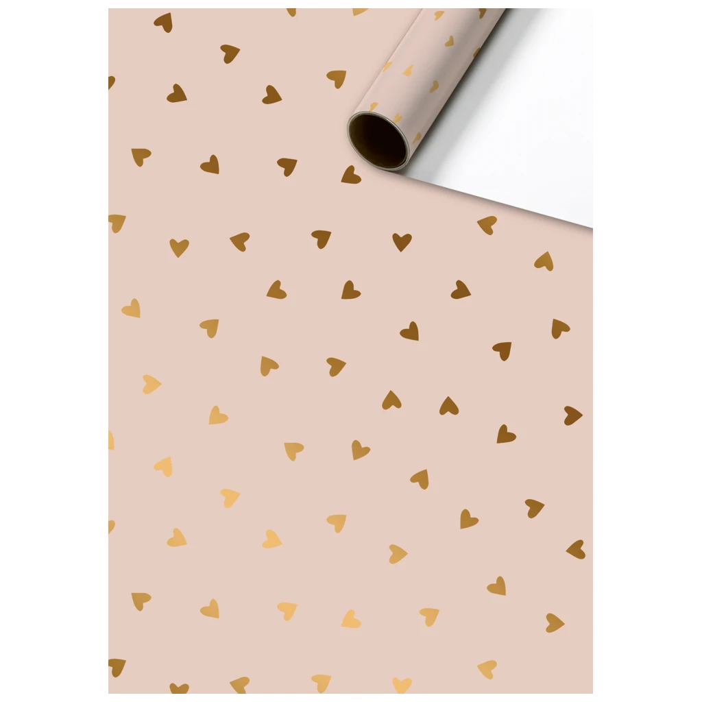 Geschenkpapier „Naomi“ | 70 cm × 1,5 m, 76 g/m², hellrosa