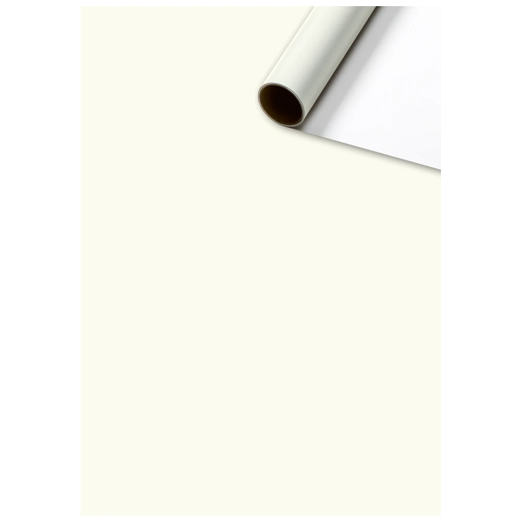 Geschenkpapier „Uni Lack“ | 70 cm × 2 m, 90 g/m², weiß