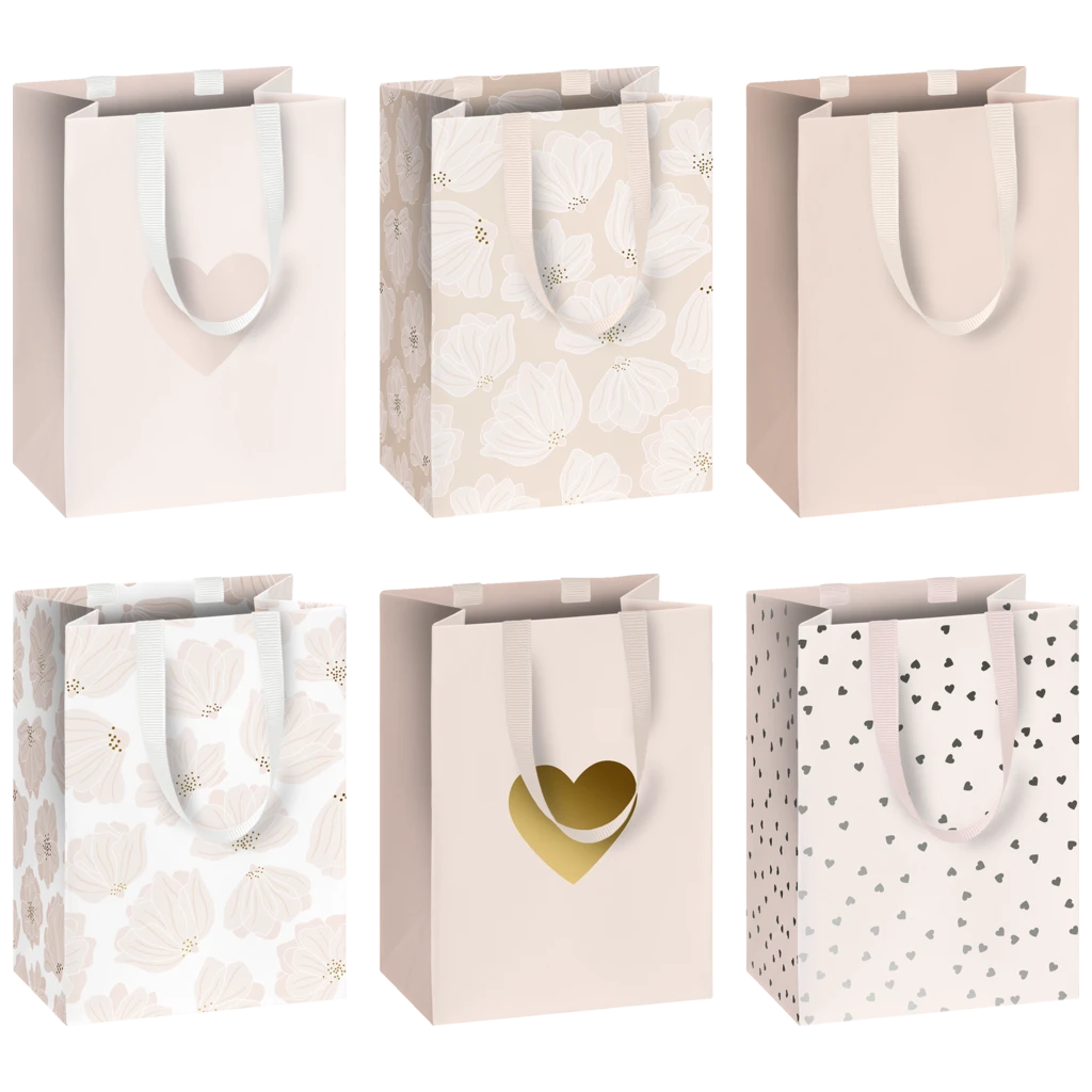 Geschenktasche „Hether“ | 10×14 cm, 200 g/m², mehrfarbig