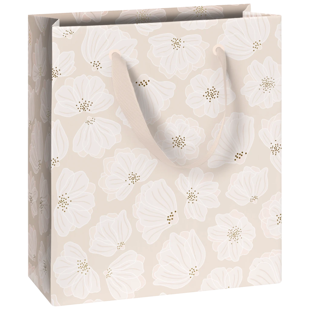 Geschenktasche „Hether“ | 18×21×8 cm, 230 g/m², altrosa
