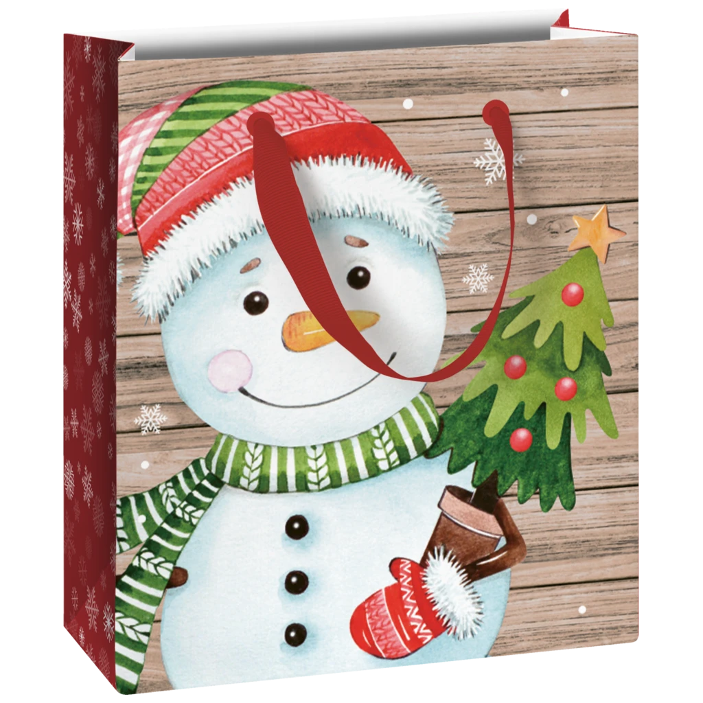 Geschenktasche „Alwin“ | 18×21×8 cm, 180 g/m², mehrfarbig