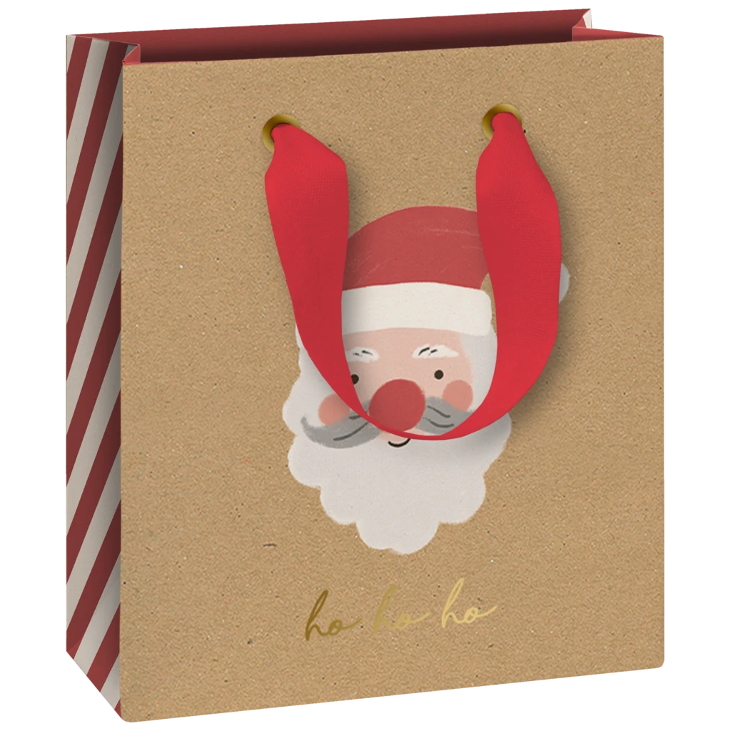 Geschenktasche | 18×21×8 cm, 230 g/m², braun