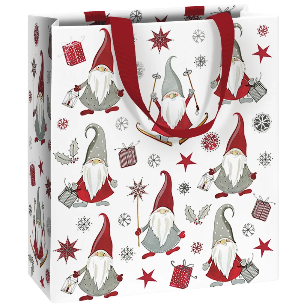 Geschenktasche | 18×21×8 cm, 250 g/m², weiß