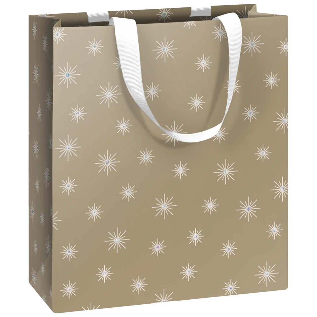 Geschenktasche | 18×21×8 cm, 250 g/m², gold