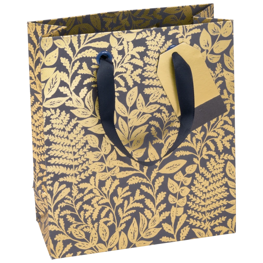 Geschenktasche | 18×21×8 cm, 250 g/m², dunkelblau